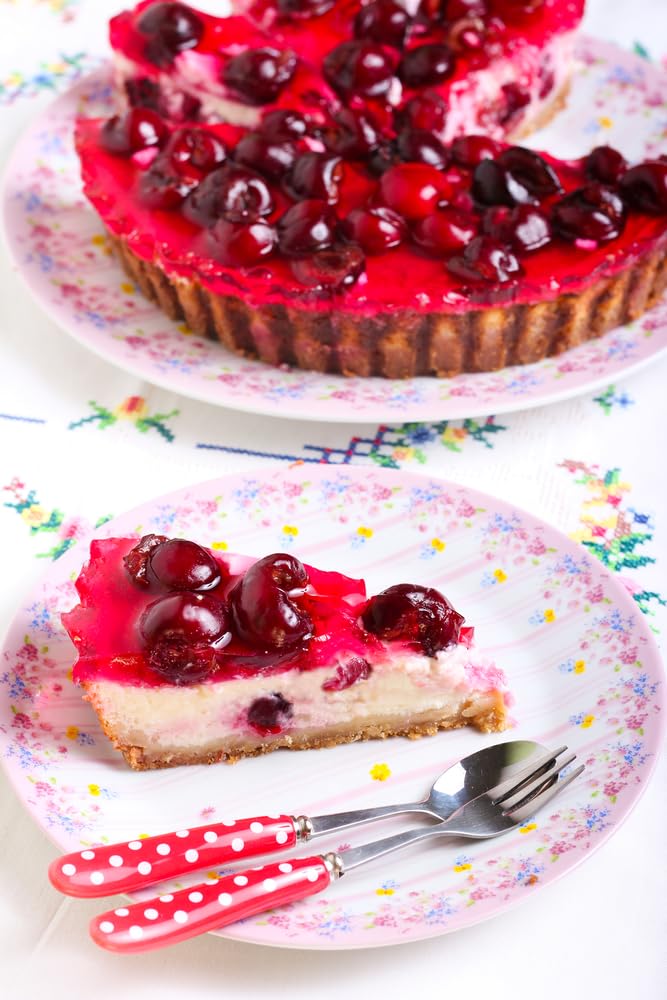 A Blend Above Cherry Pie No Bake Dessert Mix - All Natural, Vegan, Gluten Free, No MSG - Instant Dessert Mix, Fruit Dip, Bagel Topping, Frosting, Cheesecake Filling - Makes 16 Oz (Pack of 3)