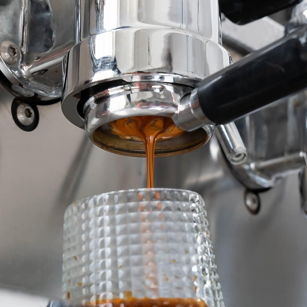 watchget 53mm Espresso Puck Screen Lower Shower Screen 1mm Thickness 150μm Metal Coffee Filter 316 Stainless Steel Reusable Espresso Screen for 54mm Portafilter Filter Basket(53mm(1mm thick))