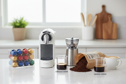 Capsule Coffee vs Ground Coffee: Which Is Better for Beginners?