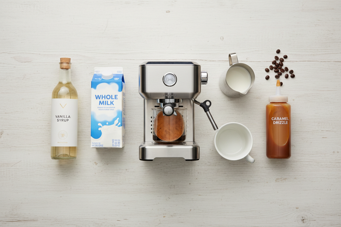 How to Make a Café-Style Caramel Macchiato at Home (No Syrup Pump Needed)