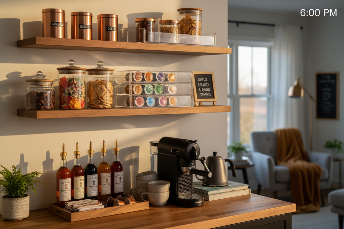 How to Build a Coffee-and-Snack Corner That Feels Like a Café