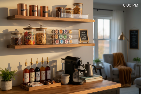 How to Build a Coffee-and-Snack Corner That Feels Like a Café