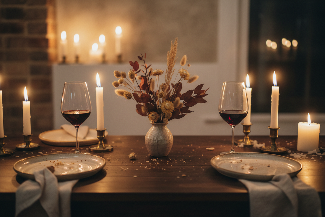 How to Create a Relaxed Evening Table Setting
