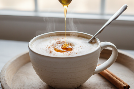How to Make a Honey Cinnamon Latte