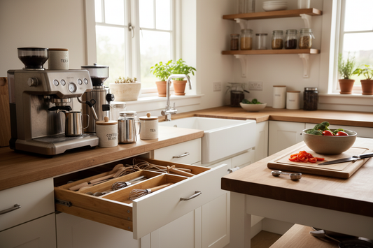 How to Organize Your Kitchen for Faster Coffee and Meal Prep