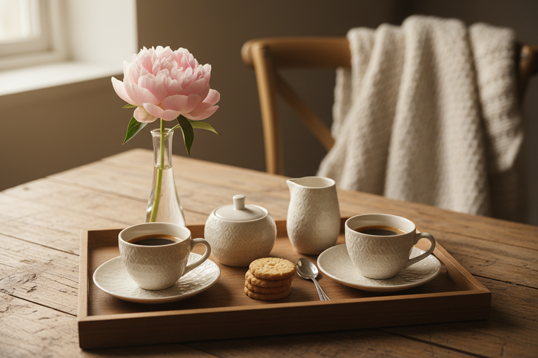How to Set Up a Coffee Tray for Guests
