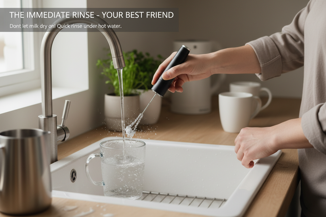 The Lazy Person's Cleaning Guide for Milk Frothers and Pitchers