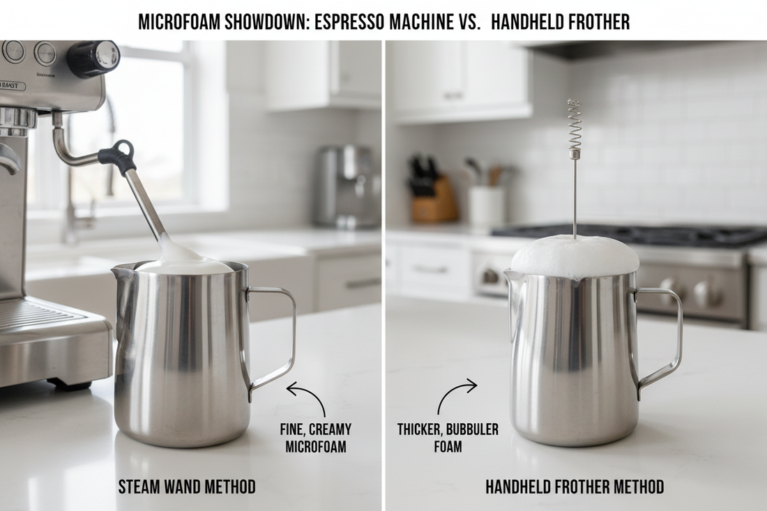 Steam Wand vs Milk Frother: Do You Really Need Both?