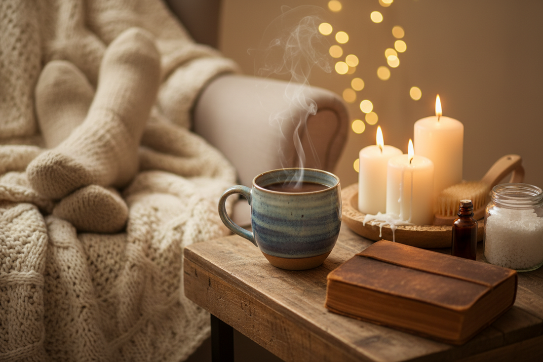 Winter Self-Care Night: Bath, Book, and a Mellow Decaf Coffee Recipe