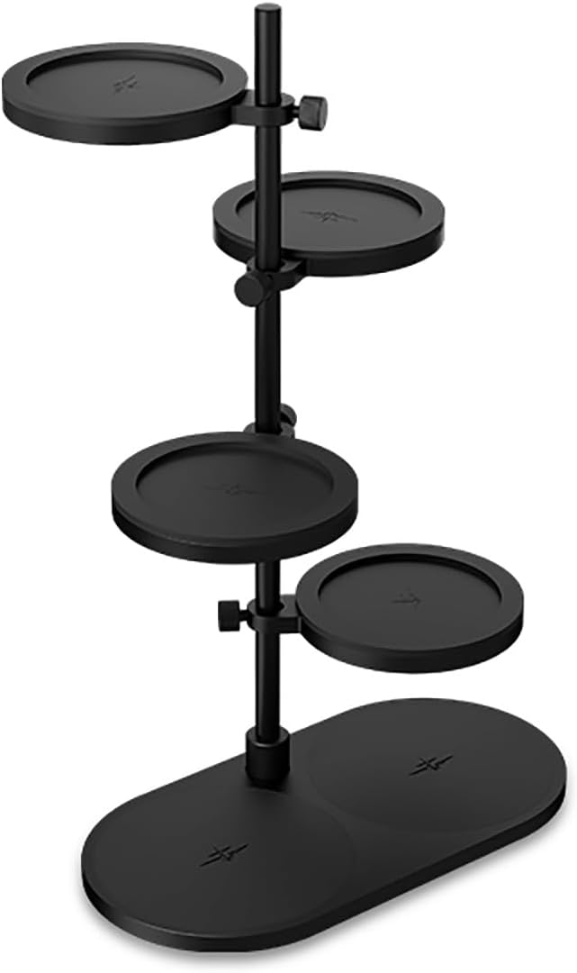 MHW-3BOMBER Multi-use Magnetic Espresso Storage Stand, Coffee Storage rack for Tamper/Distributor/Filter Basket/Cup, 51-58mm Espresso Portafilter Basket Storage holder for Coffee Accessories,SR6107-OS