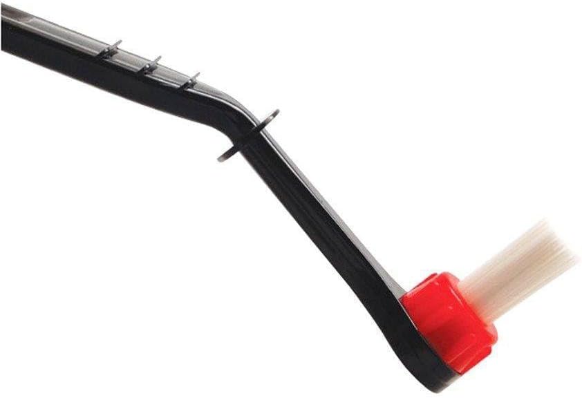 Coffee Machine Brush Cleaner Nylon Espresso Machine Brush Coffee Cleaning Tool with Spoon (Pack of 2)