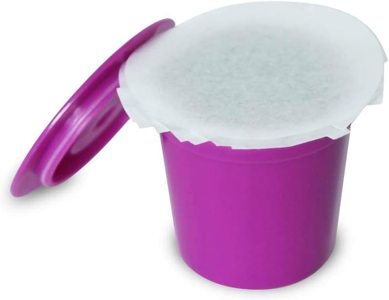 Perfect Pod EZ-Cup Disposable Paper Filters with Patented Lid Design for Reusable Coffee Pods (2)