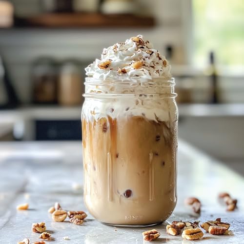Jordan's Skinny Syrups Sugar Free Coffee Syrup, Caramel Pecan Flavor Drink Mix, Zero Calorie Flavoring for Chai Latte, Protein Shake, Food & More, Gluten Free, Keto Friendly, 25.4 Fl Oz, 2 Pack