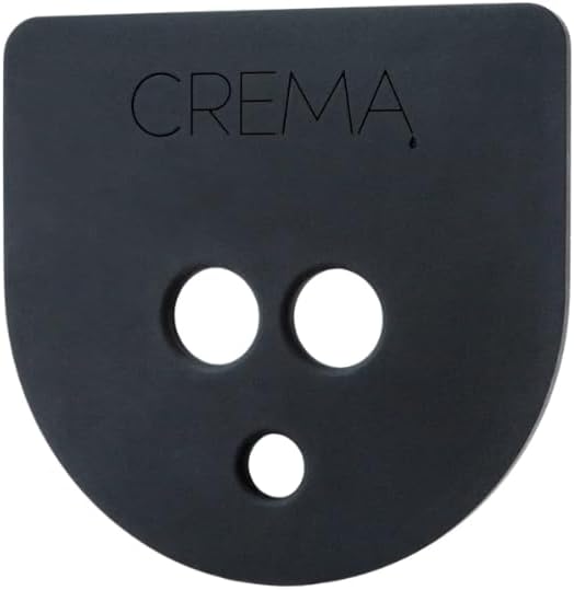 Crema Coffee Tamping Mat for Bambino | Non-Slip Silicone Protection for Countertops & Portafilters | Precision Fit with Drip Tray & Vent Holes | Easy to Clean, Durable Espresso Tamping Pad