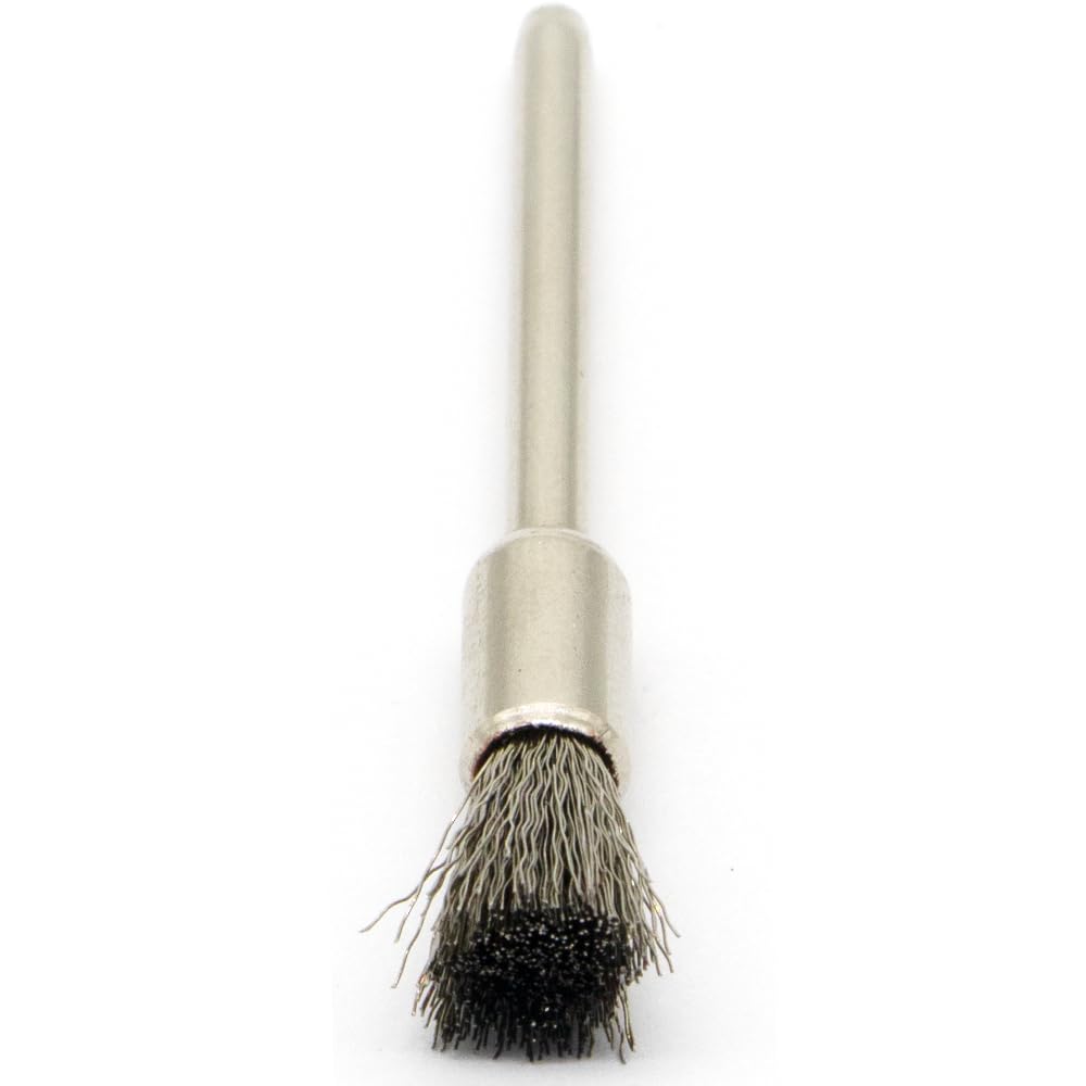 20PCS Wire Brushes - Metal Rust Removal, Polishing, Cleaning - 6mm Diameter, 3mm Shaft - Removes Burrs, Dust, and Oxide Layer - Handles Rough Surfaces - Designed for Industrial and DIY Enthusiasts