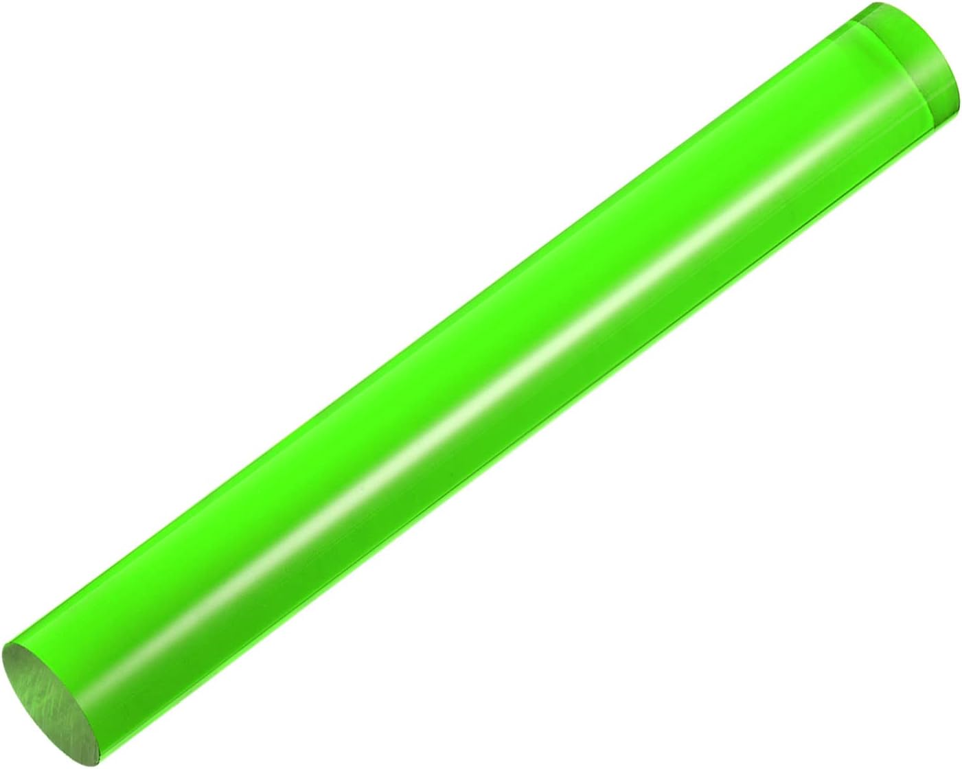 HARFINGTON Acrylic Clay Roller 8 Inch x 1 Inch Solid Non-Stick Plastic Round Tube Roller Polymer Clay Rod Fondant Rolling Pin for Shaping, Sculpting, Modeling DIY Crafts, Green