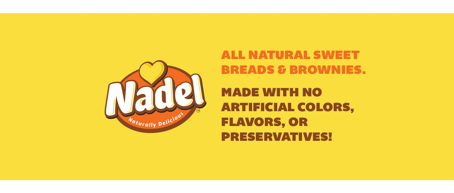 Nadel - NATURALLY DELICIOUS APPLE SPICE CAKE SLICES (8 Pack) Sweet Breads & Cakes, Back to School lunch snack, breakfast bar