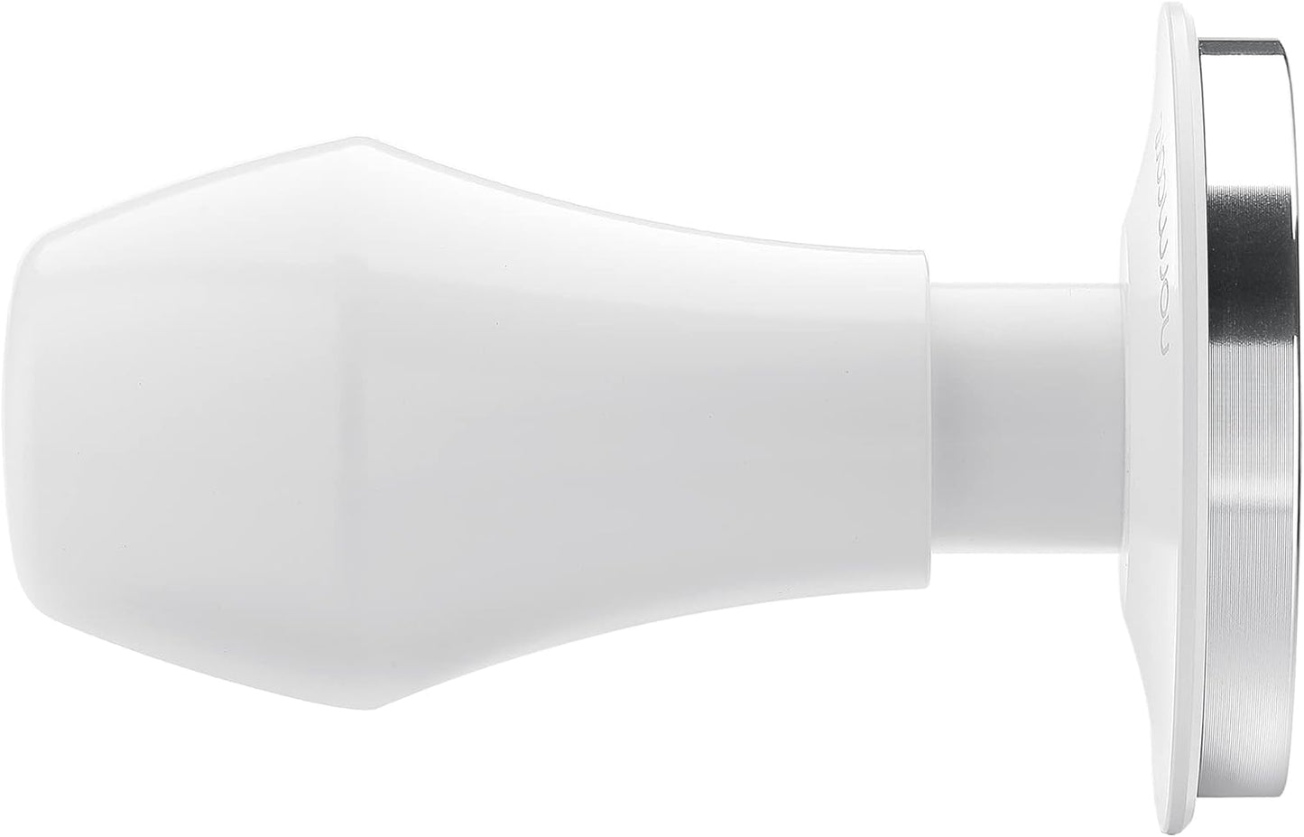 Normcore 51mm Espresso Coffee Tamper V4, Spring Loaded Tamper With Stainless Steel Flat Base, 15lb / 25lb / 30lbs Replacement Springs, Anodized Aluminum Stand, Non-stick coating White