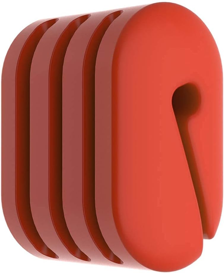 Universal Slicon Pot Clip/Cup Clip for Temperature Probe of Deep Fryer,Candy Pot, Probe Organizer (Pack of 2)