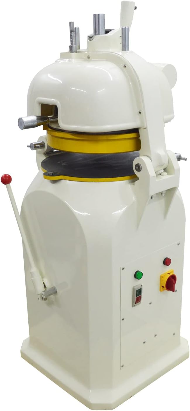 TECHTONGDA Commercial Dough Divider Rounder 16pcs Electric Dough Cutting and Rounding Machine Paste Ball Machine 3.53-7.05oz for Hamburger Bread Pizza Bakery