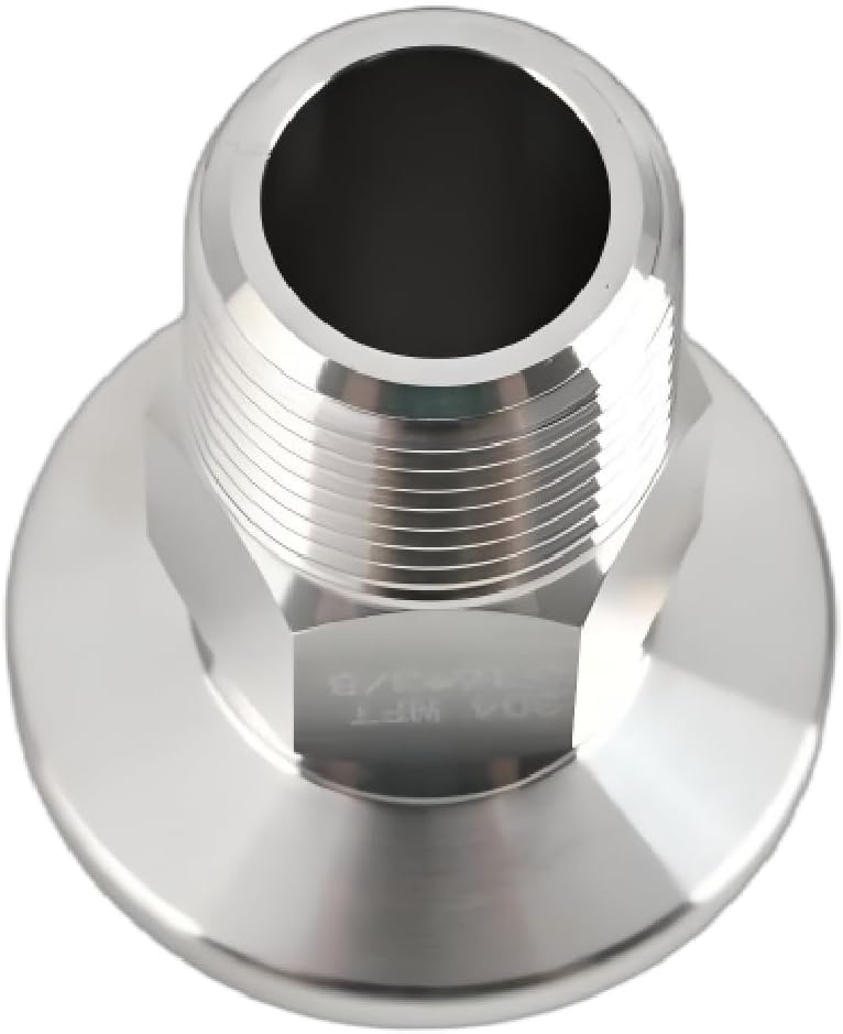 SS304 KF16 NPT Male Adaptor thread 3/8" NW16 KF Male coupling ISO-KF16 X NPT 3/8"