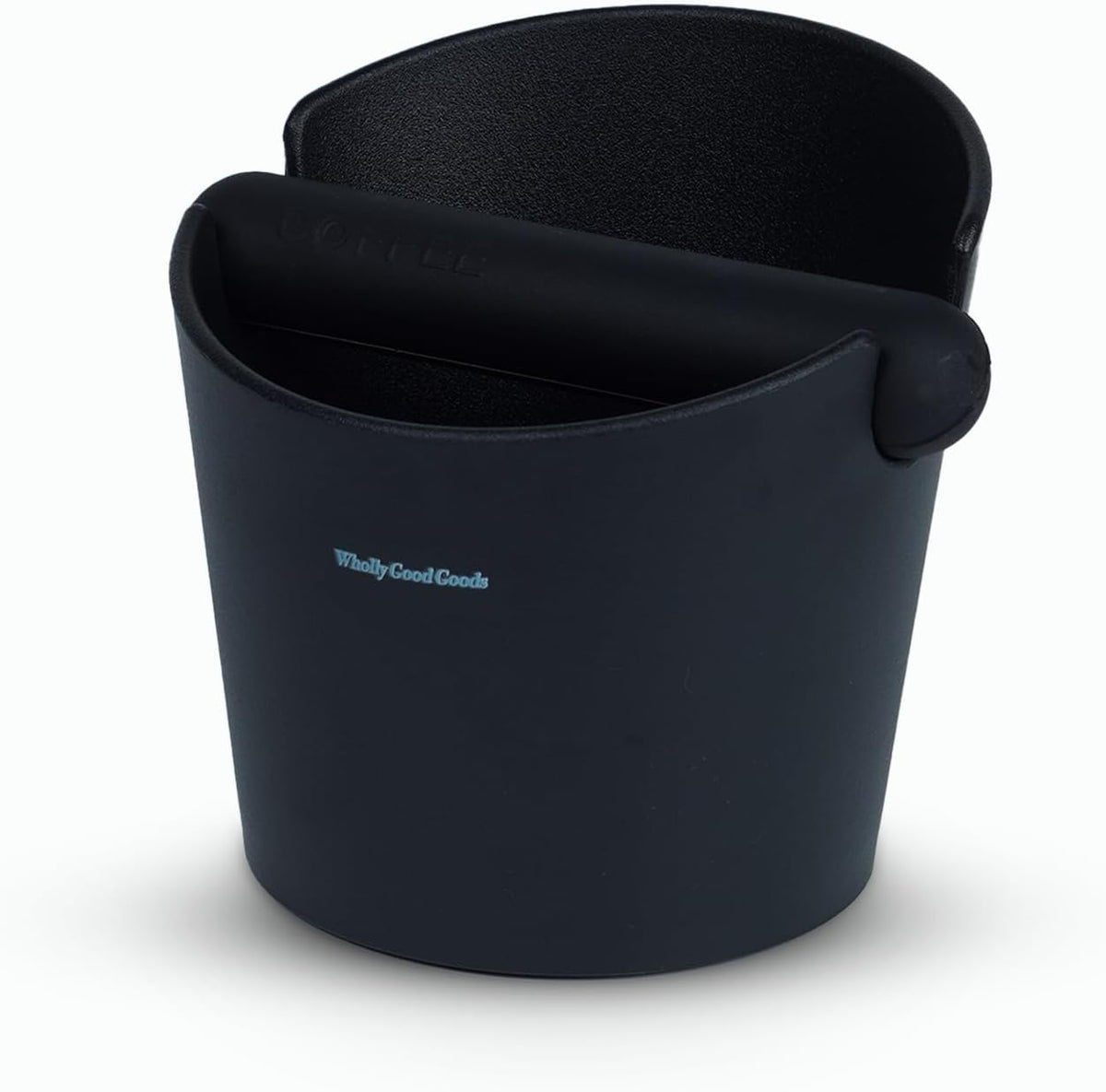 Coffee Knock Box for Coffee, ABS Coffee Grind Knock Box, Shock-Absorbent Durable Coffee Espresso Knock Box Dump Bin Grind Waste Removable Detachable Knock Bar and Non-Slip Base (Black)