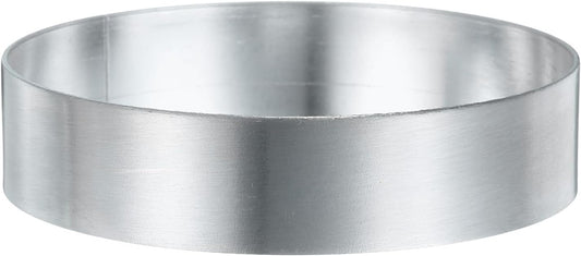 HARFINGTON Round Cake Ring 3.15 x 1 Inch Seamless Stainless Steel Pastry Mousse Dessert Ring Mirror Coating for Baking Cooking English Muffins Crumpet Making Tool