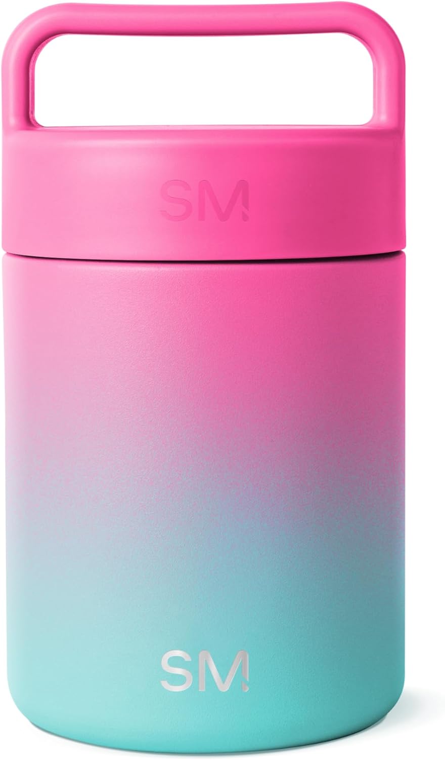 Simple Modern Food Jar for Hot Food | Reusable Stainless Steel Vacuum Insulated Leak Proof Lunch Storage for Smoothie Bowl, Soup, Oatmeal | Provision Collection | 12oz | Sorbet