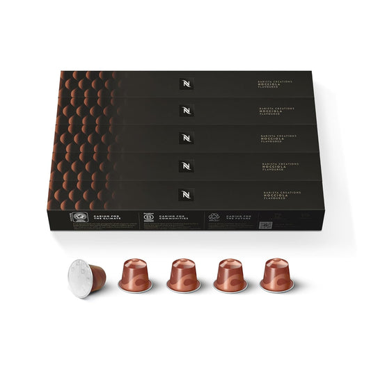 Nespresso Capsules Original Line, Flavored Nocciola Medium Roast, 50 Count Coffee pods