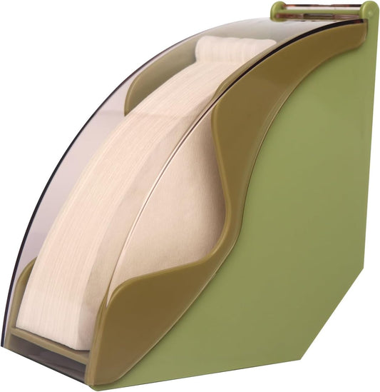 Coffee Filter Holder for Organizer and Coffee Station Accessories (Green)