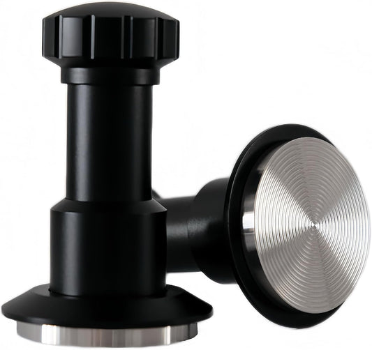 Coffee Tamper 58.35mm, Spring Loaded Espresso Tamper with 25lb/30lb/35lb Calibrated Springs, Sound Feedback & Ripple Base for Even Extraction, Espresso Accessories