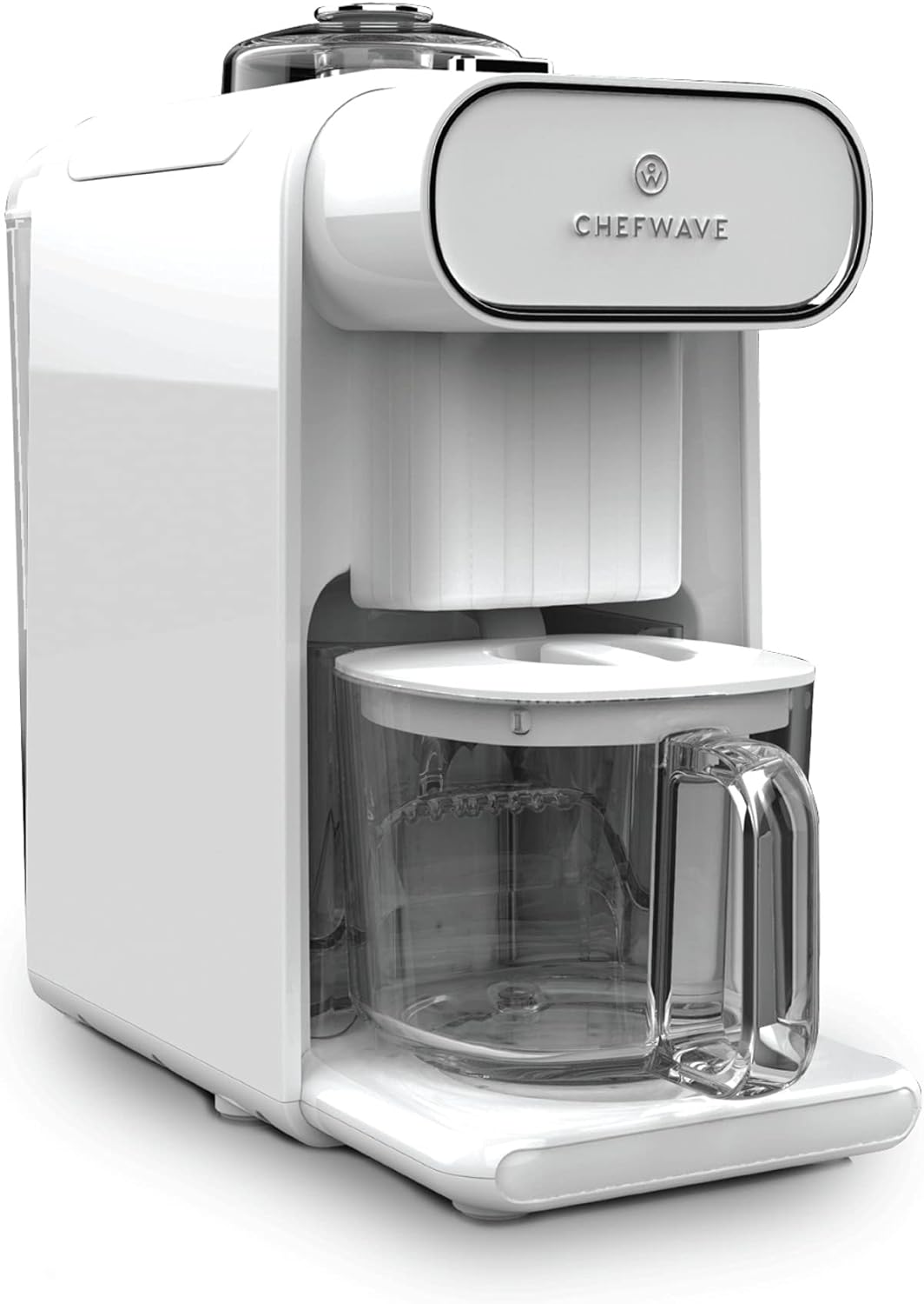 ChefWave Milkmade Dairy Alternative Vegan Nut Milk Maker Machine Almond Milk Soy Milk Oat Milk Cashew Milk Coconut Milk Macadamia Milk, No Soaking, Auto-Clean, Delay Start, Recipe Book - White