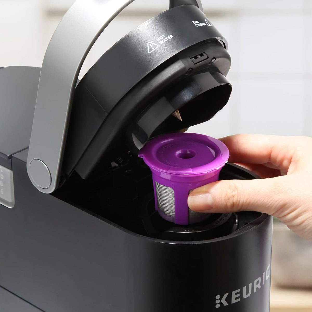 Pro Mael Disposable K Cup Filters - 720 Count, Coffee Filter Paper for Keurig Brewers Single Serve 1.0 and 2.0, Use with Reusable K Cup Pods, Natural Unbleached