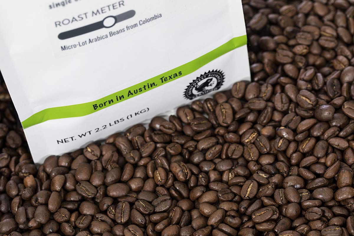 Wink Coffee Super Crema Espresso - 100% Arabica Whole Bean Coffee - Large 2.2 Pound Bag - Colombian Single Origin - Rich, Smooth, Full Bodied and Complex, Sustainable Sourcing