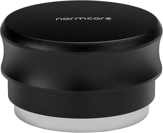 Normcore 53.3mm Palm Tamper, Espresso Tamper Built-In 30lb Spring with Stainless Steel Flat Base, Barista Coffee Hand Leveler Tamper Compatible with 54mm Breville Portafilter
