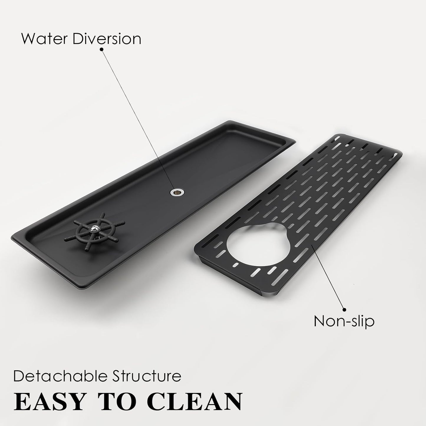 Pitcher Washer, Espresso Washer, Drainage and Drip Tray Stainless Steel Bar Glass Washer is The Sink, and The Cup Spray Washer is The Home Kitchen Hotel Cafe Restaurant (KF25-Silver)