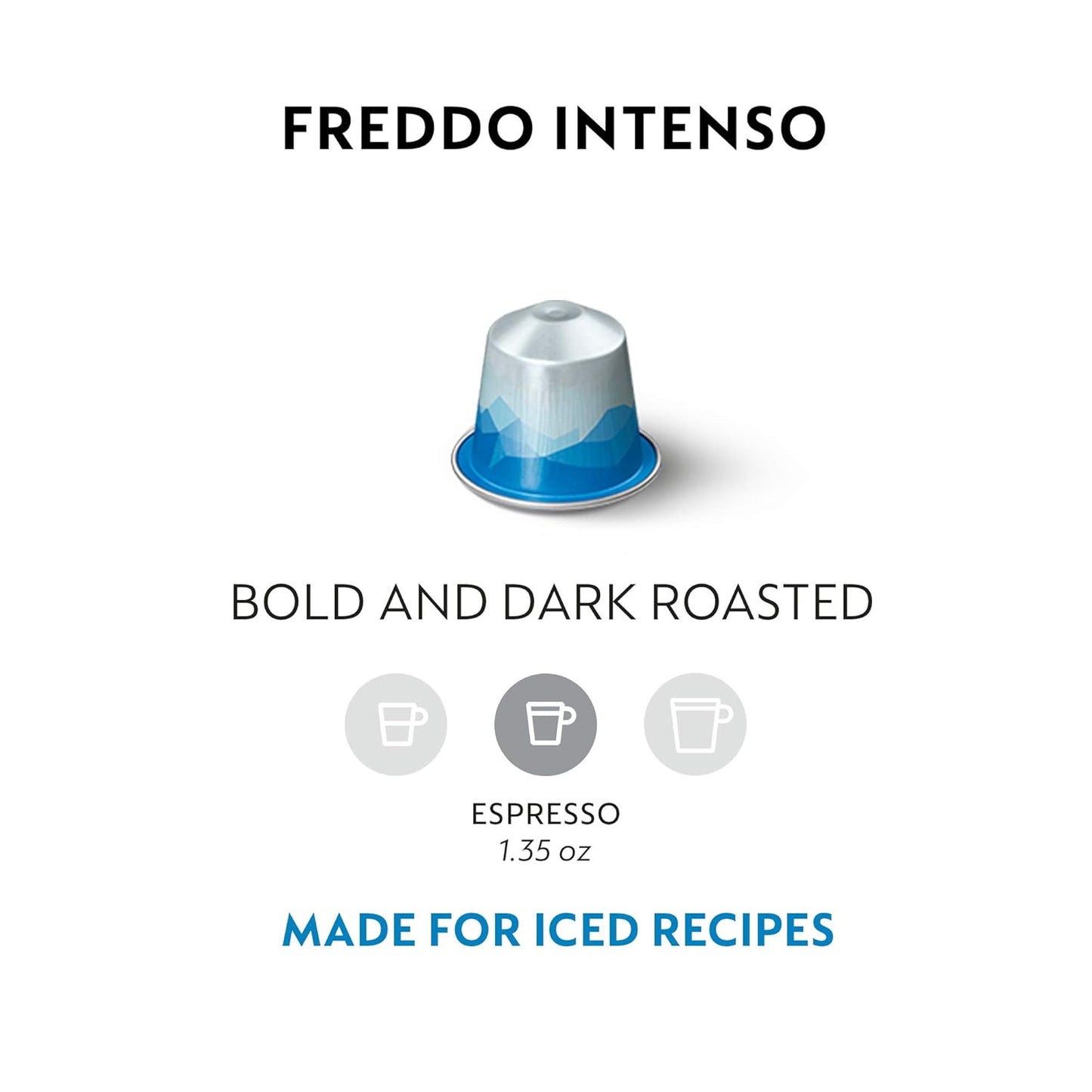 Nespresso Capsules Original Line, Freddo Intenso, 50-Count Espresso Coffee Pods