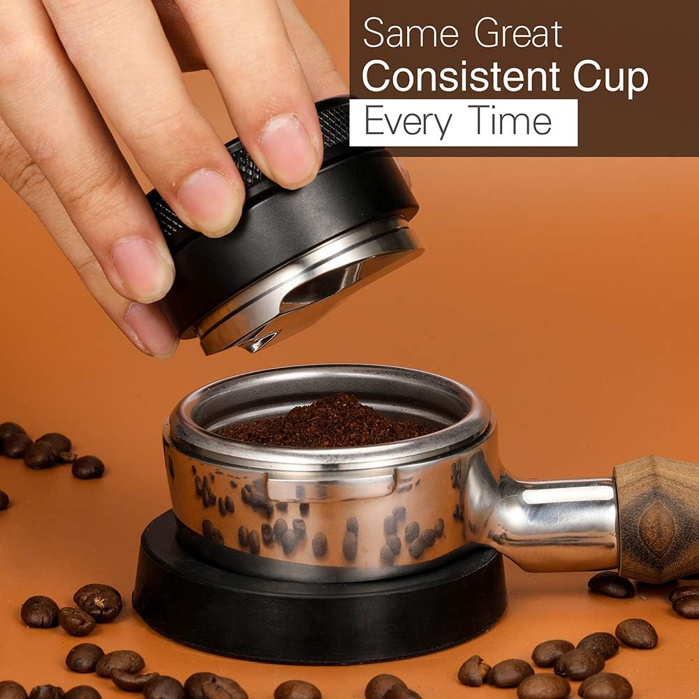 53mm Coffee Distributor, Espresso Distribution Tool, Coffee Leveler Compatible with Breville 54mm Portafilter- Professional Espresso Distributor Leveler Tool