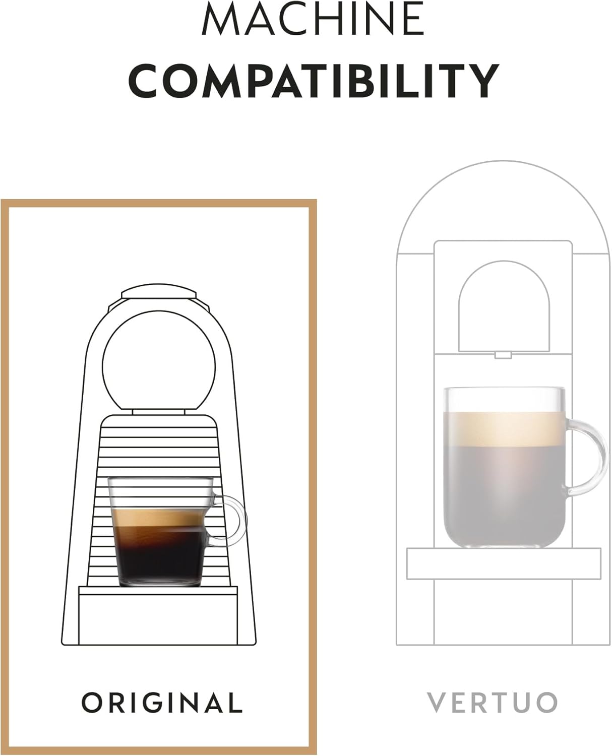 Nespresso Capsules Original Line, Ispirazione Venezia, Medium Roast Coffee Pods, 50-Count Espresso Coffee Pods
