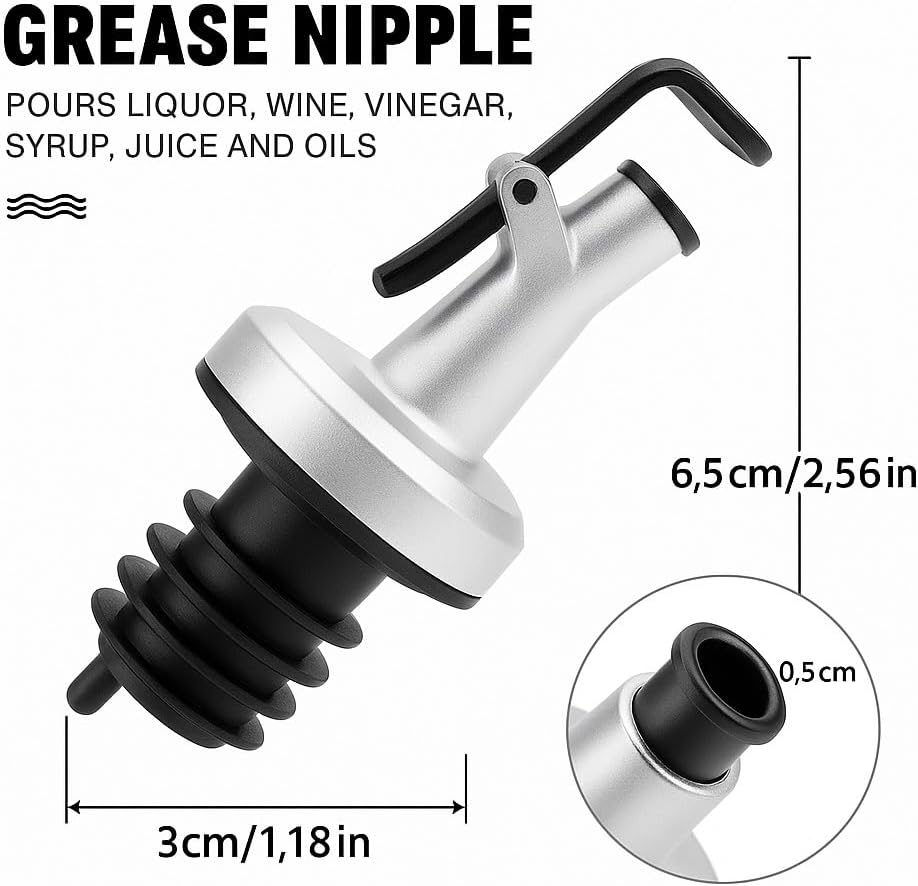 Premium Stainless Steel Oil or Liquor dispenser (Pack of 3)