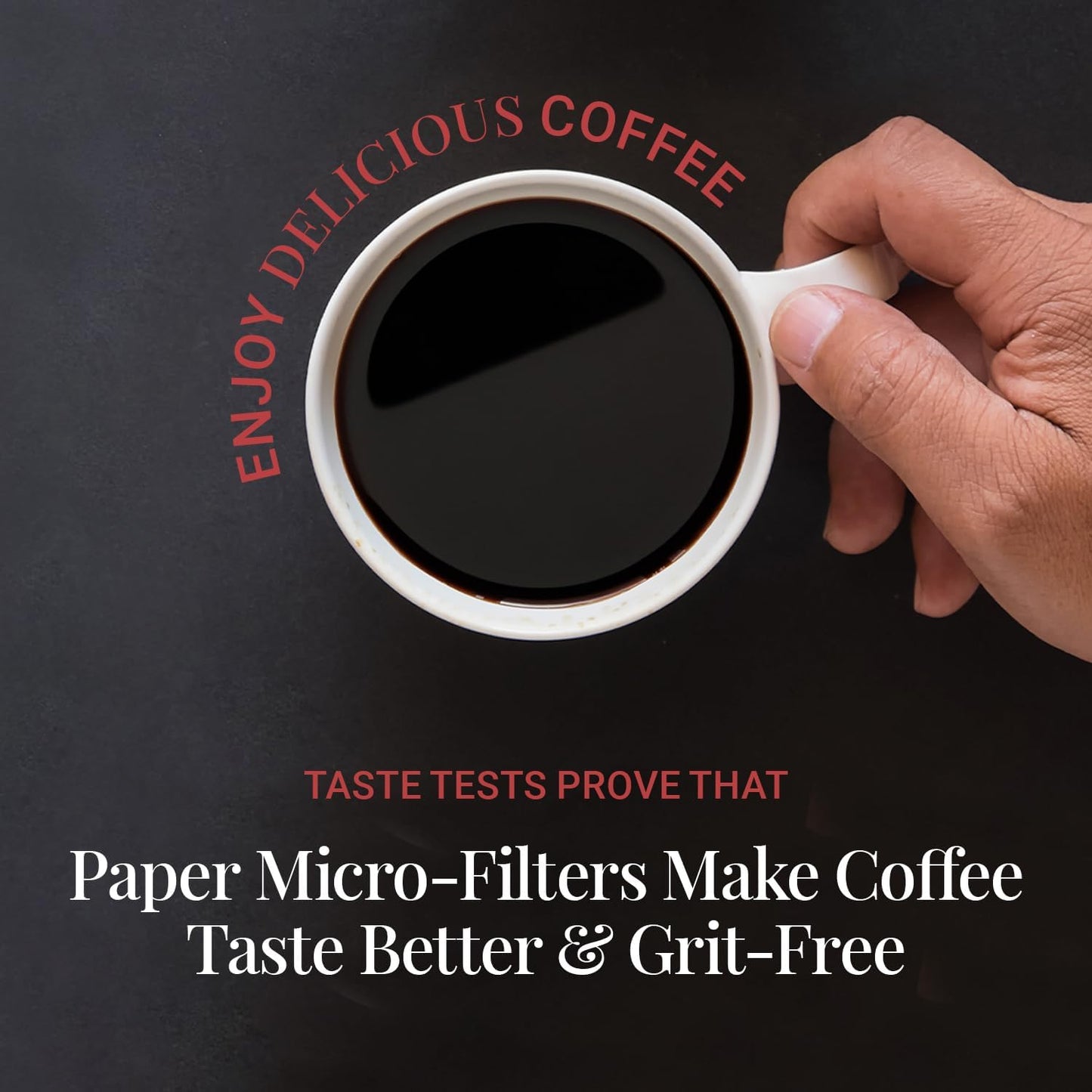AeroPress XL Natural Paper Microfilters, AeroPress Coffee Filters, Unbleached Round Paper Filters for Coffee Makers, Must-Have Coffee Accessories, XL, 1 Pack, 200 Count