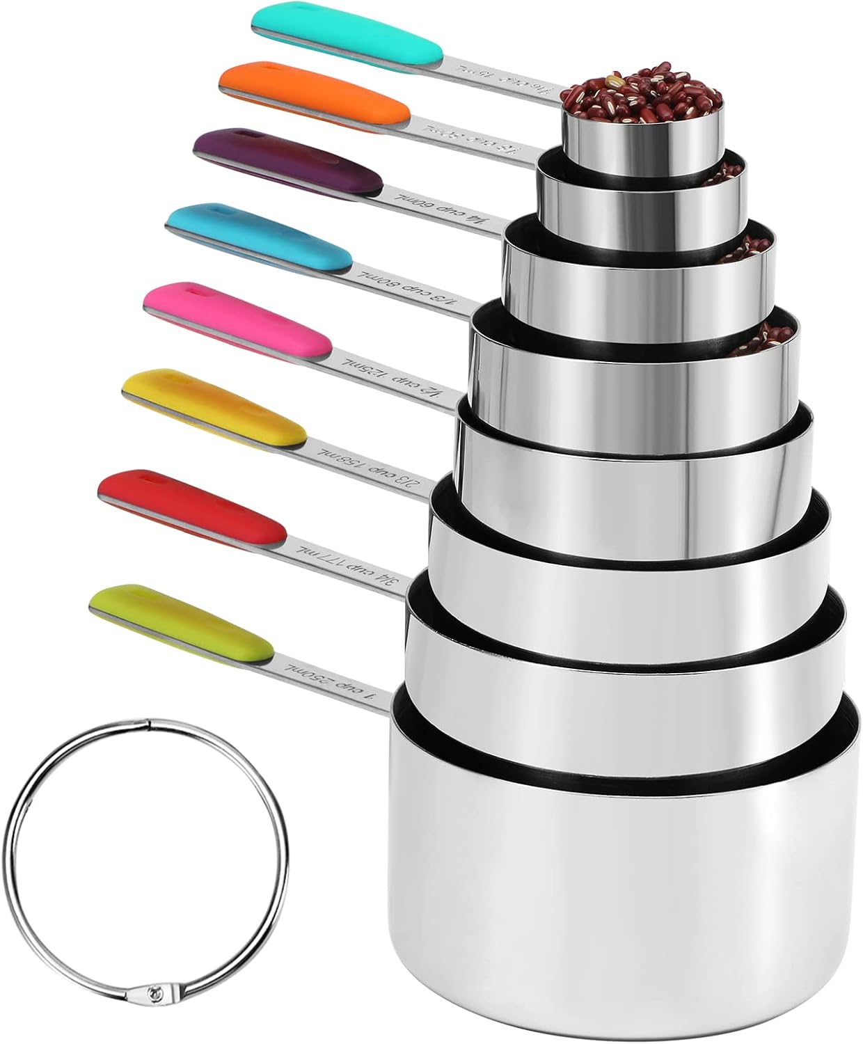 Stainless Steel Measuring Cups Set (8Cups)