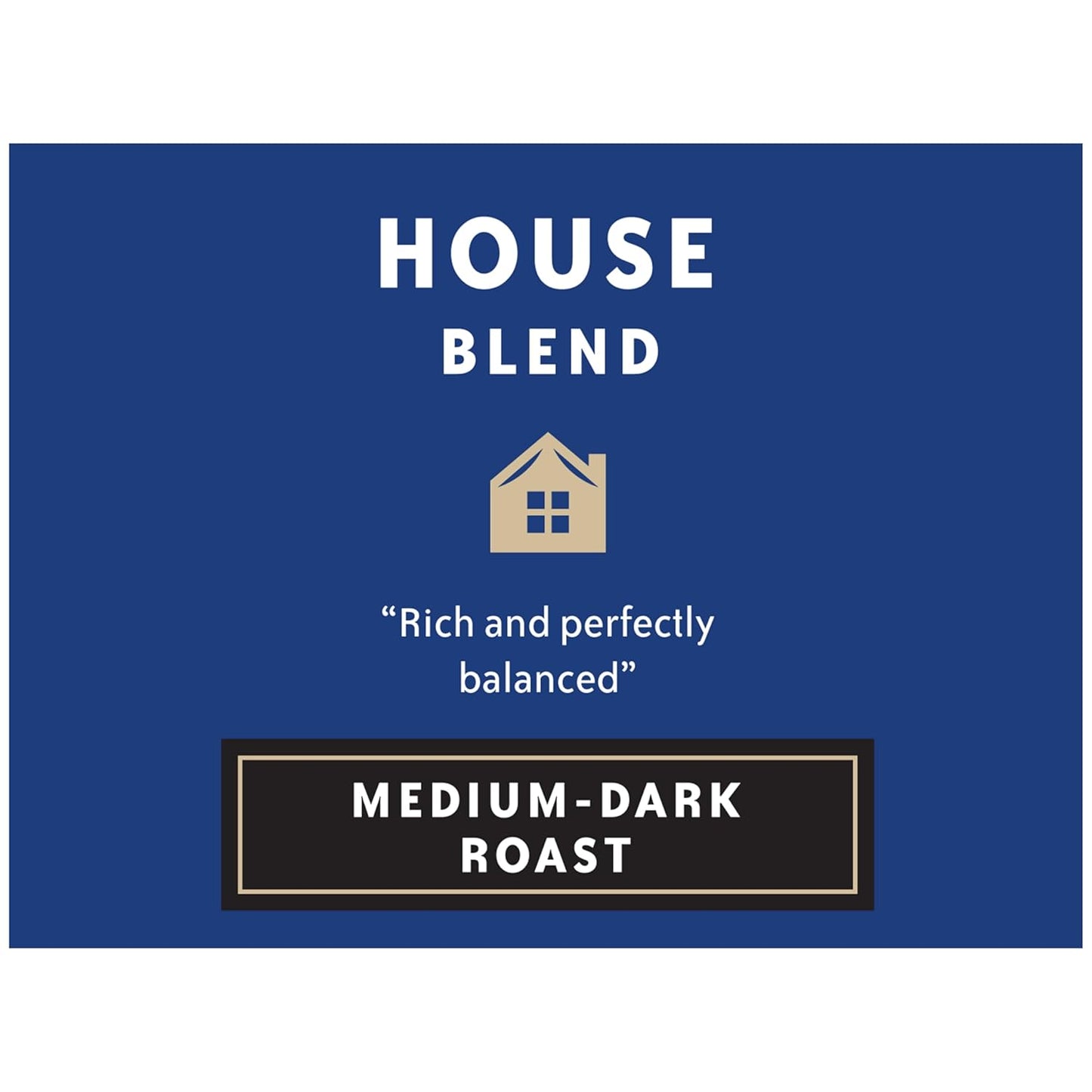 Community Coffee House Blend 96 Count Coffee Pods, Medium Dark Roast, Compatible with Keurig 2.0 K-Cup Brewers, 24 Count (Pack of 4)