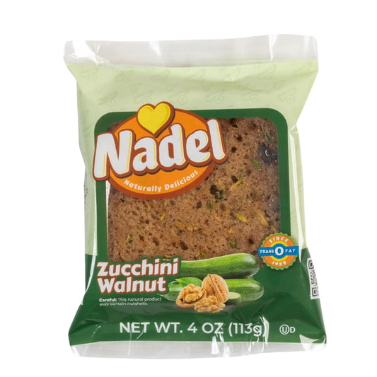 Nadel - NATURALLY DELICIOUS ZUCCHINI CAKE Slices, 8 Pack, Sweet Breads & Cakes Slices Back to School lunch snack, breakfast bar