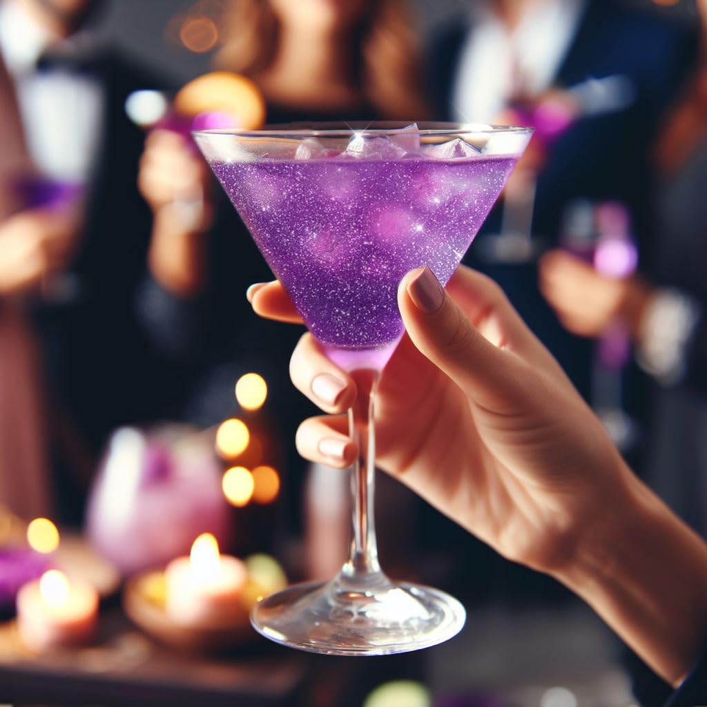 Brew Glitter - Purple (25g 1x Pump) | Edible Glitter For Drinks, Beer and Cocktail Beverages