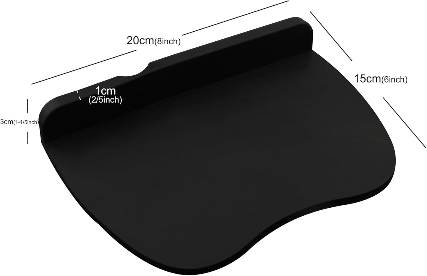 Apexstone Silicone Coffee Tamper Mat 8 Inch X 6 Inch, Espresso Silicone Mat, Espresso Tamper Mat, Coffee Tamp Mat
