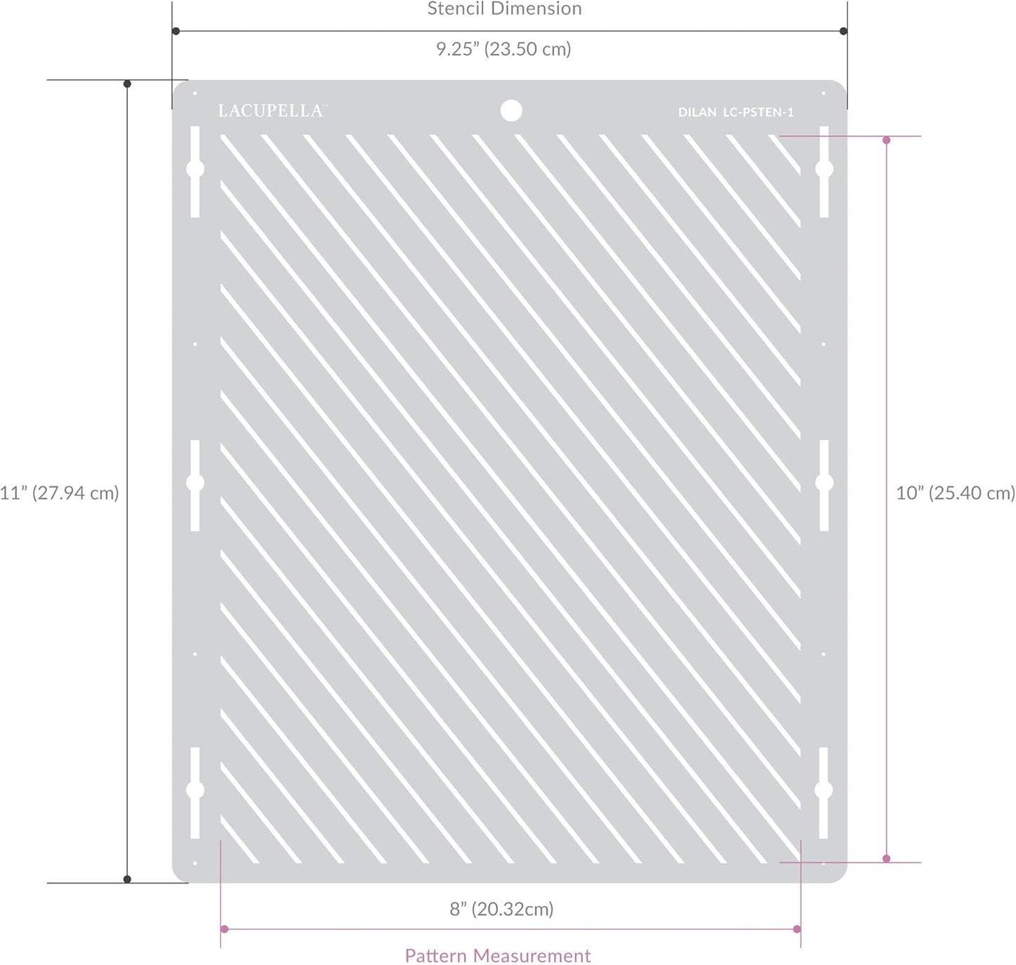 Cake Decorating Stencil for Tall Buttercream Cake, Royal Icing, Ganache, Paint, Airbrush (FIFI)
