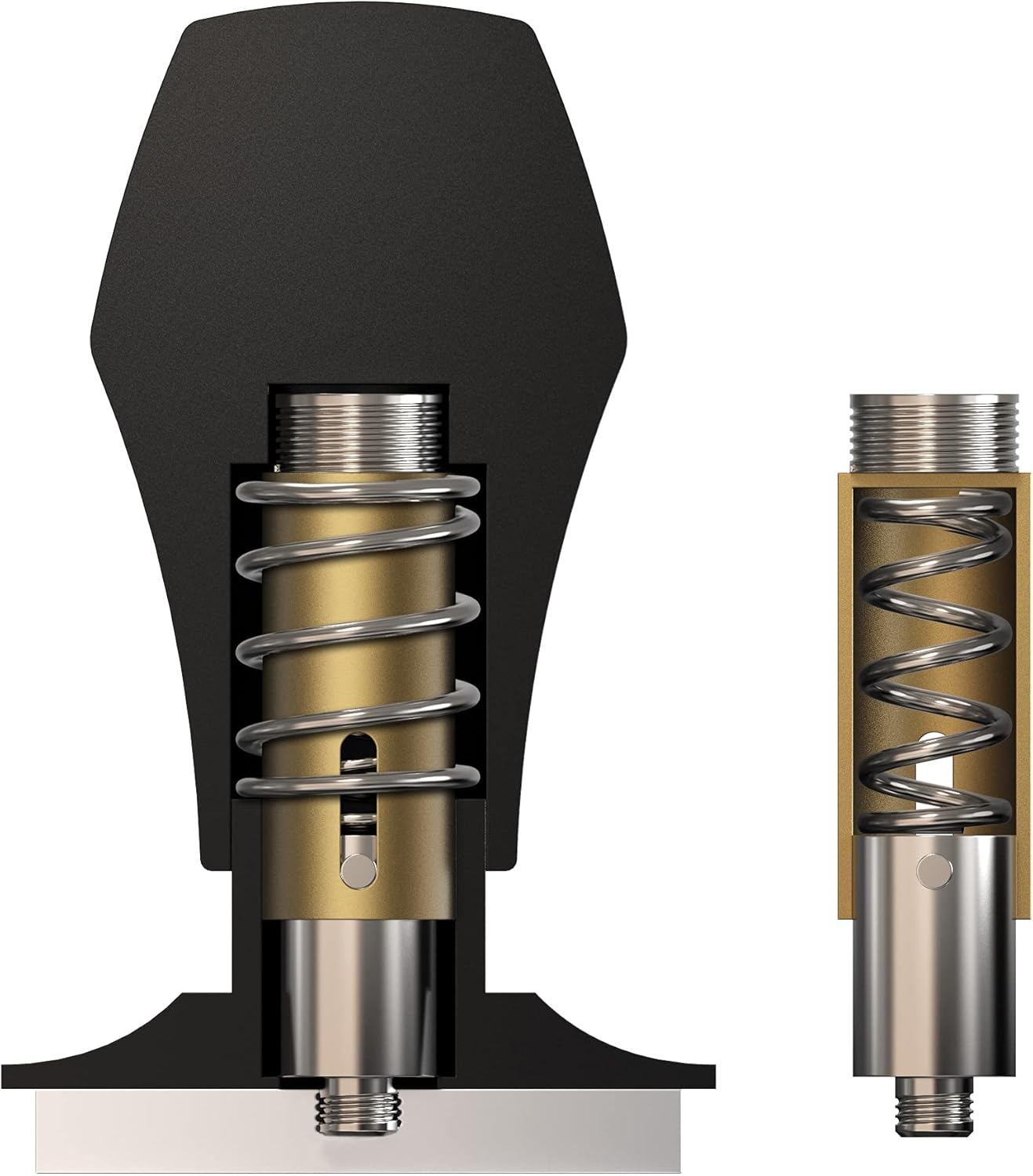 Normcore 51mm Espresso Tamper - Spring-loaded Tamper – Barista Tools - Barista Coffee Tamper with Anodized Aluminum Tamper Stand Holder – Stainless Steel Flat Base