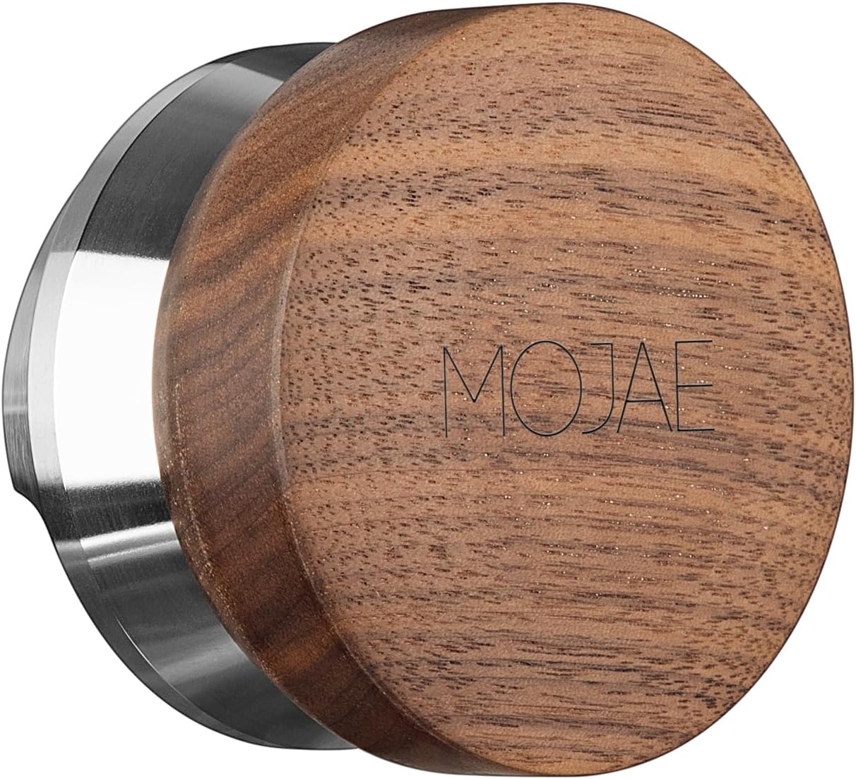 MOJAE 58.5mm Espresso Distributor, Espresso Distribution Tool, Coffee Distributor Adjustable Depth Espresso Leveler With Walnut Wood Handle, Fits for 58mm Portafilter
