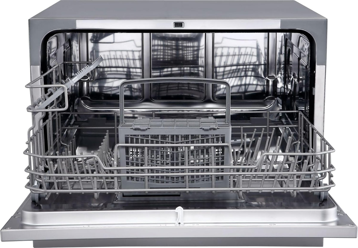 Multiple Edgestar EdgeStar DWP63 Countertop Dishwasher 6 Place Settings – Black – Café ...